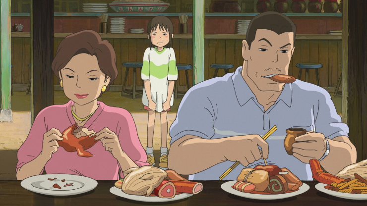 Imagem 6 - Chihiro e seus pais